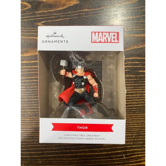 2021 Hallmark Marvel Thor Christmas Tree Ornament NEW - Picture 1 of 7
